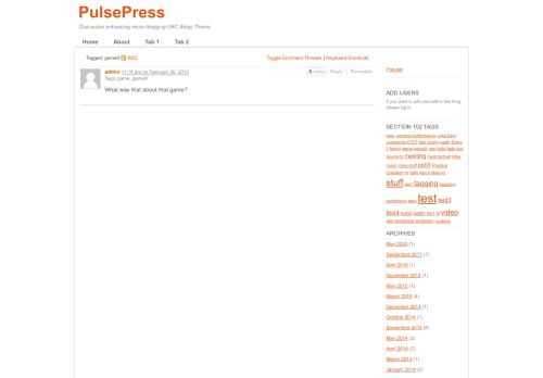 
                            10. gameX | PulsePress - UBC Blogs