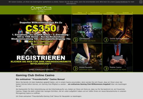 
                            6. Gaming Club Online Casino | Online Spielautomaten, Roulette ...