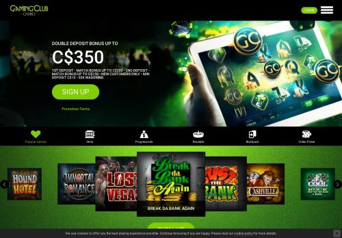 
                            9. Gaming Club | Play and Win at an established Online Casino!