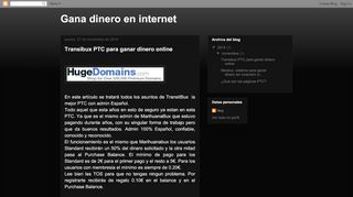 
                            4. Gana dinero en internet: Transibux PTC para ganar dinero online