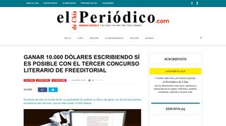 
                            5. Ganar 10.000 dólares escribiendo sí es posible con el tercer concurso ...