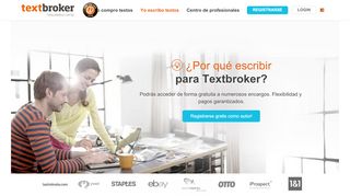 
                            5. Ganar Dinero con un Trabajo Freelance | Textbroker