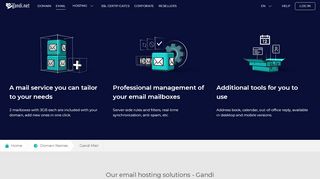 
                            2. Gandi Email – Personalized Emails, Email Service – Gandi.net