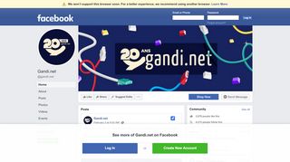 
                            13. Gandi.net - Home | Facebook