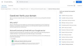 
                            6. Gandi.net: Verify your domain - G Suite Admin Help - ...
