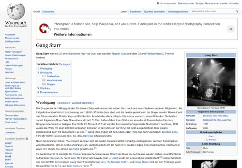 
                            13. Gang Starr – Wikipedia