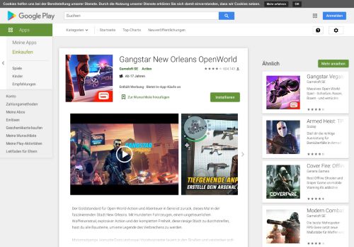 
                            13. Gangstar New Orleans OpenWorld – Apps bei Google Play