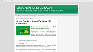 
                            10. Ganhar DINHEIRO EM CASA:: Green Panthera Como Funciona? É ...