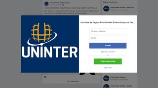 
                            12. GANHE UM CURSO DE EXTENSÃO ASSIM QUE... - Polo Uninter ...