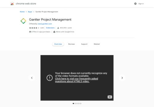 
                            5. Gantter Project Management - Google Chrome