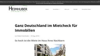 
                            7. Ganz Deutschland im Mietcheck für Immobilien - Heimhuber Immobilien