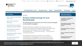 
                            10. Ganztagsschulen: Nachricht - Bremen: Schülerzeitungs-AG zum ...