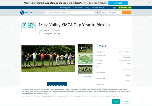 
                            7. Gap Year Program: Frost Valley YMCA Gap Year in Mexico on TeenLife