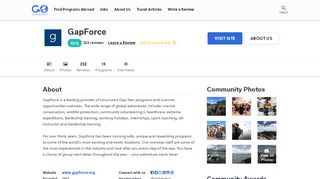 
                            10. GapForce | Reviews and Programs | Go Overseas