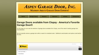 
                            8. Garage Doors - Clopay