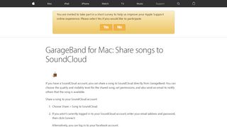 
                            12. GarageBand for Mac: Share songs to SoundCloud - Apple Support