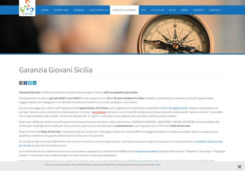 
                            6. Garanzia Giovani Sicilia – Portale Sicilia Servizi Lavoro