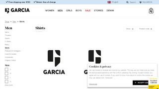 
                            6. GARCIA Men's shirts – Official GARCIA webshop
