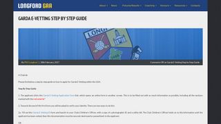 
                            10. Garda E-Vetting Step by Step Guide – Longford GAA
