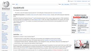 
                            8. GardaWorld - Wikipedia