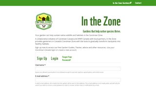 
                            4. Garden Tracker Login Portal | Carolinian Canada