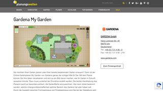 
                            6. Gardena My Garden - Planungswelten