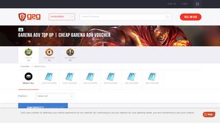 
                            13. Garena AOV - Arena of Valor Top Up - Buy & Sell Securely At G2G.com