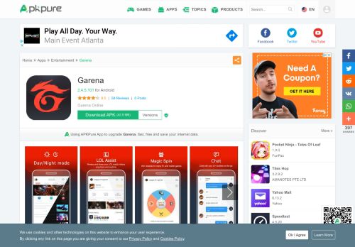 
                            3. Garena for Android - APK Download - APKPure.com