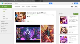 
                            11. Garena Liên Quân Mobile - Ứng dụng trên Google Play