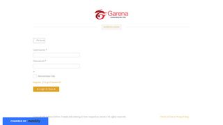 
                            9. Garena Login