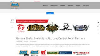 
                            10. Garena Shells: Available in ALL LoadCentral Retail Partners ...