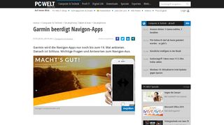 
                            6. Garmin beerdigt Navigon-Apps - PC-WELT