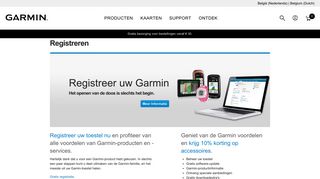 
                            3. Garmin | België | Registreren