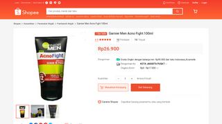 
                            10. Garnier Men Acno Fight 100ml | Shopee Indonesia