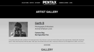 
                            6. Garth B - PENTAX : PENTAX Photo Gallery artist page