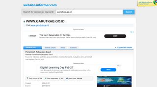 
                            9. garutkab.go.id at WI. Pemerintah Kabupaten Garut - Website Informer