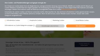 
                            8. Gas und Strom online verwalten - GASPAR