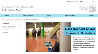
                            4. Gast-Account | Konten und Passwörter ... - KIM Uni Konstanz