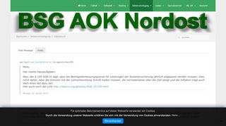 
                            12. Gästebuch - BSG AOK Nordost