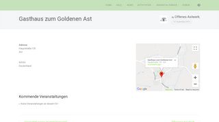 
                            9. Gasthaus zum Goldenen Ast | Offenes Astwerk e.V.
