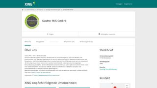 
                            6. Gastro-MIS GmbH als Arbeitgeber | XING Unternehmen