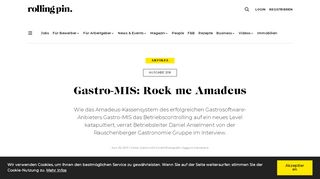 
                            9. Gastro-MIS: Rock me Amadeus - Rolling Pin