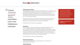 
                            12. Gastro Nidwalden - Dienstleistungen
