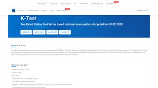 
                            12. GATE 2019 Online Test Series | Enrol for GATE Mock Test - Kreatryx