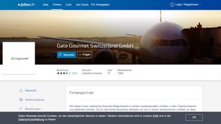 
                            4. Gate Gourmet Switzerland GmbH - 12 Stellenangebote auf jobs.ch