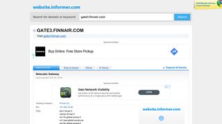 
                            5. gate3.finnair.com at WI. Netscaler Gateway - Website Informer