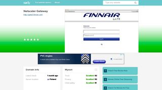 
                            4. gate3.finnair.com - Netscaler Gateway - Gate 3 Finnair - Sur.ly