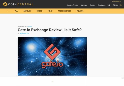 
                            12. Gate.io Exchange Review | Is It Safe? - CoinCentral
