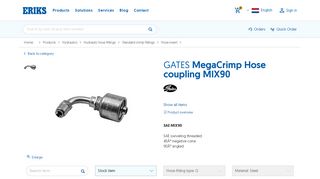 
                            3. GATES MegaCrimp Hose coupling MIX90 | ERIKS shop NL