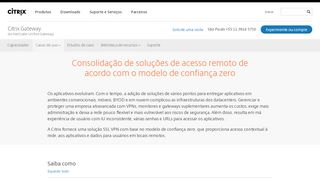 
                            11. Gateway de VPN | Solução de logon único (SSO) – Citrix